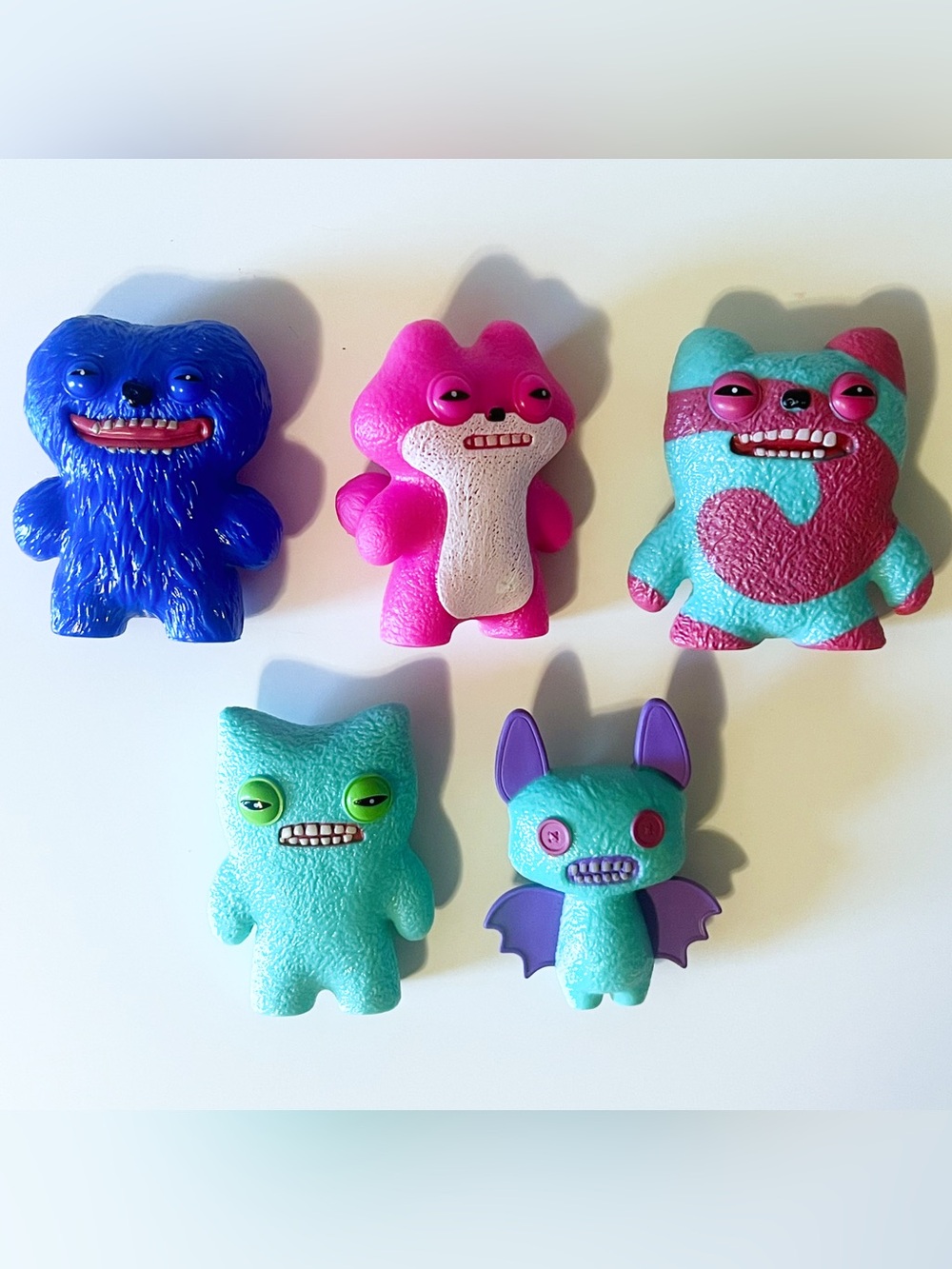 Fuggler Mini Figures Rad Edition Lot of 5 - Comes with 2 Rares